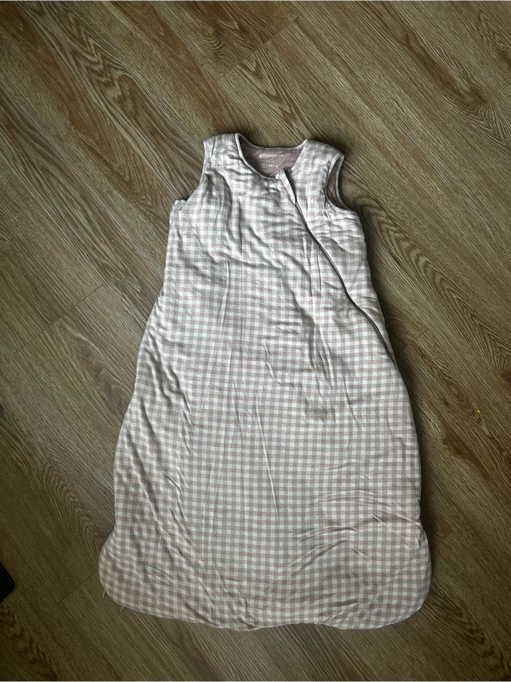 Gunamuna Pink Gingham Kids Sleep Sack